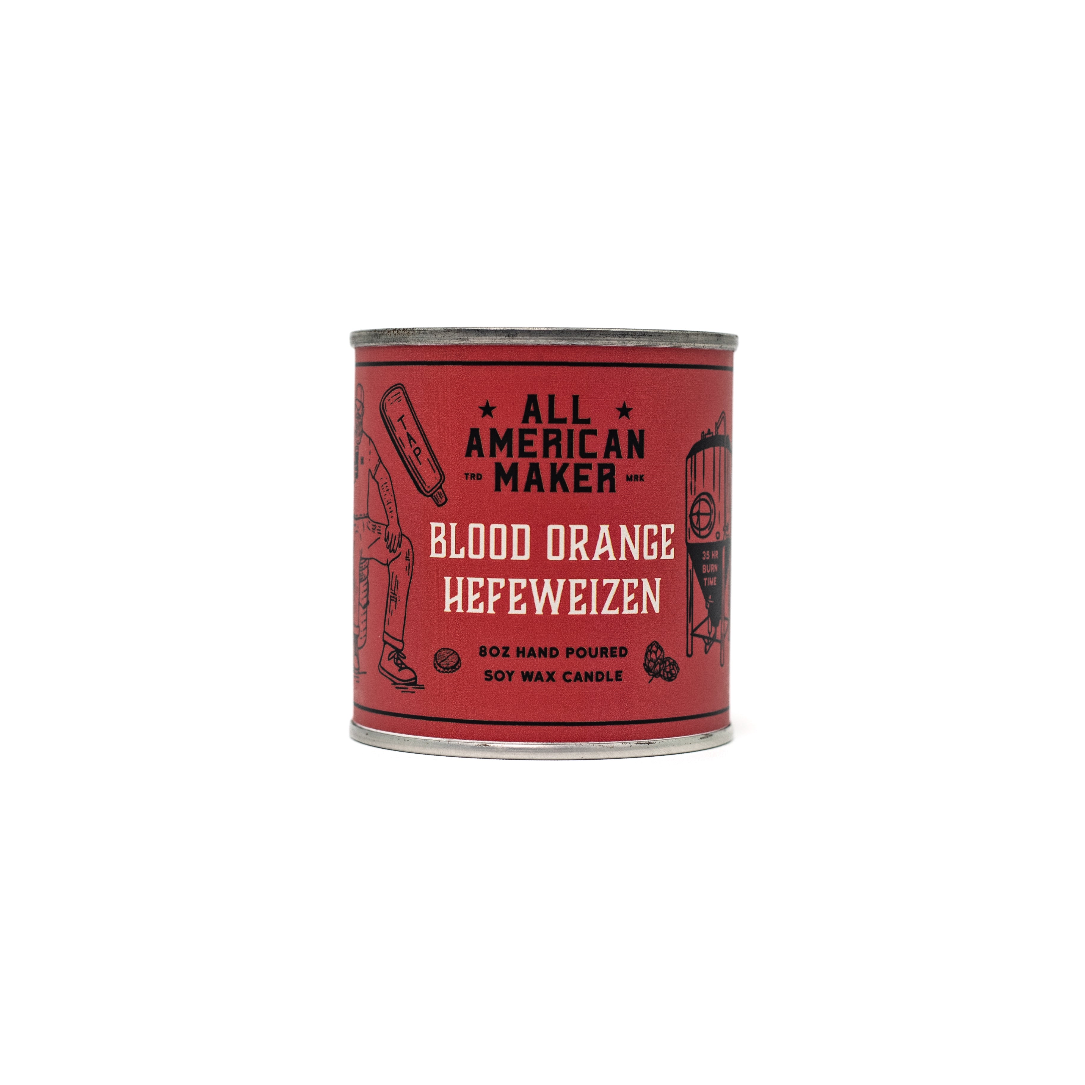 Blood Orange Hefeweizen Candle