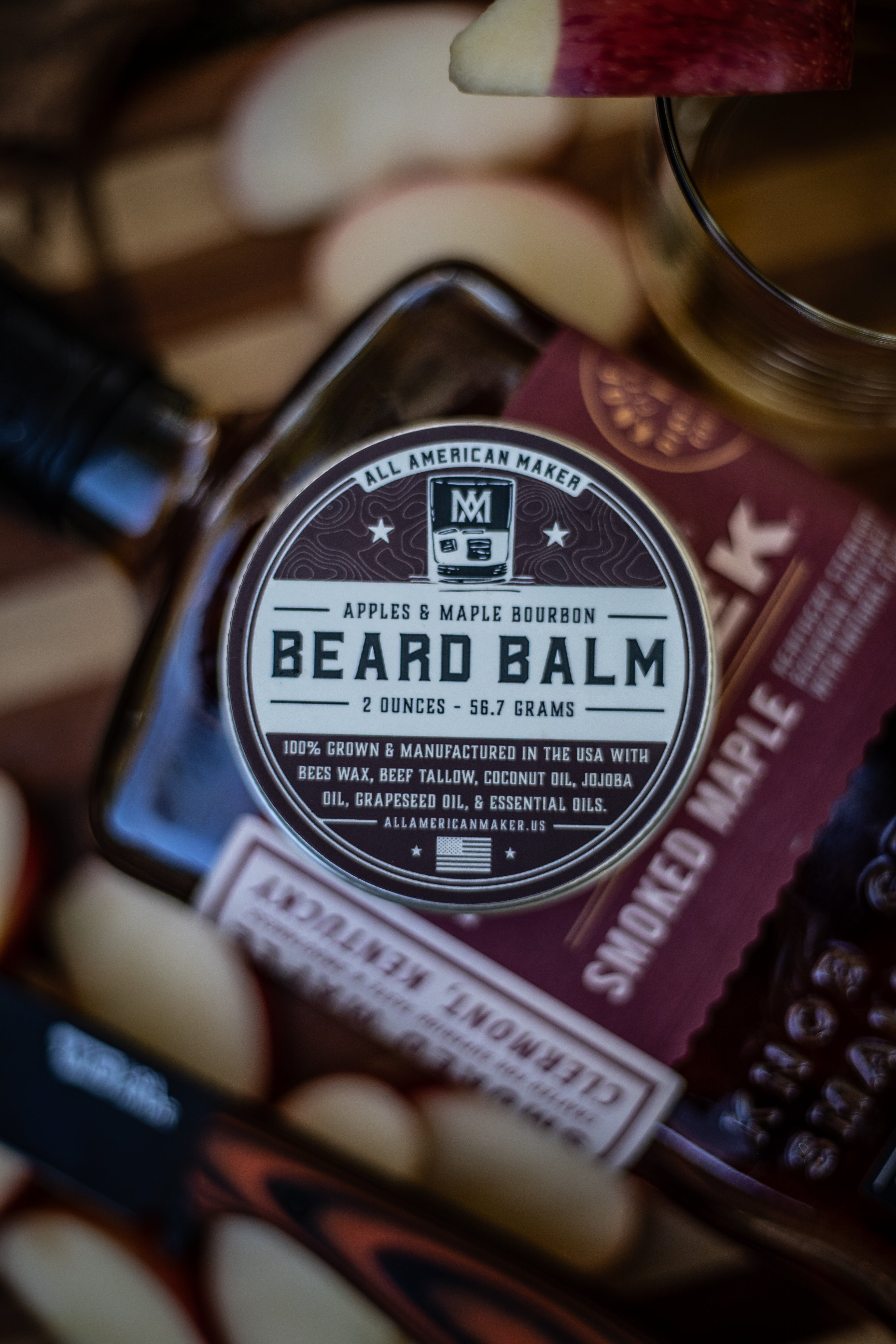 Apples & Maple Bourbon : Beard Balm