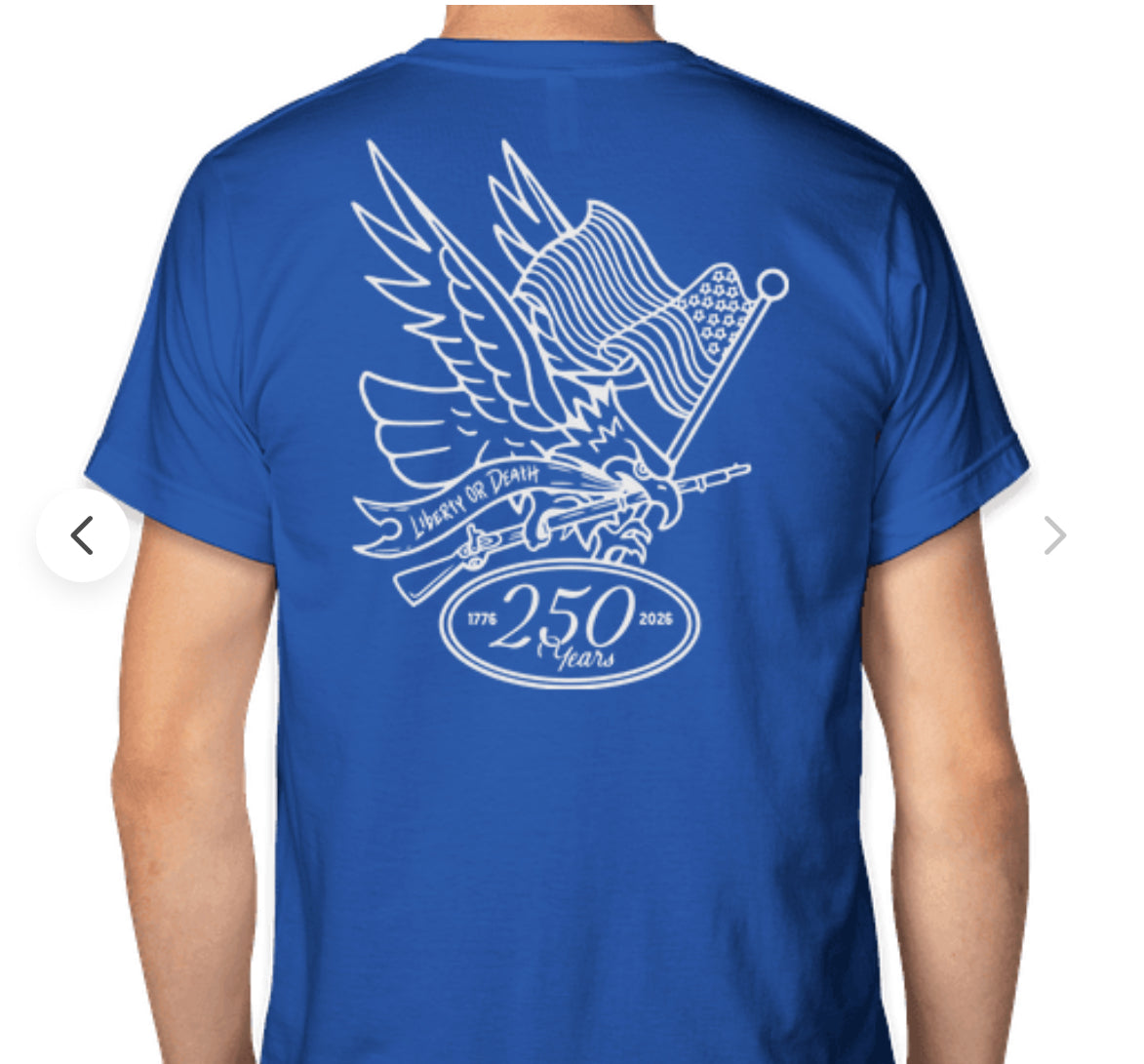America’s 250 Shirt : Made in USA (Pre-order in Black)