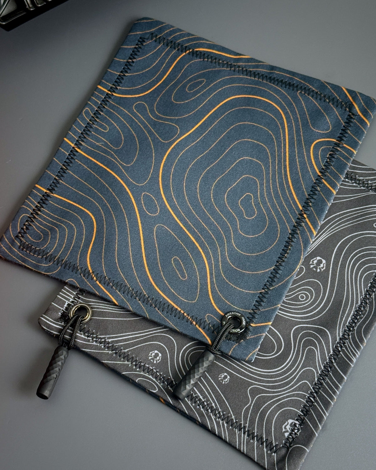 SLATE TOPO HANDKERCHIEF (MINI) - EDC HANK