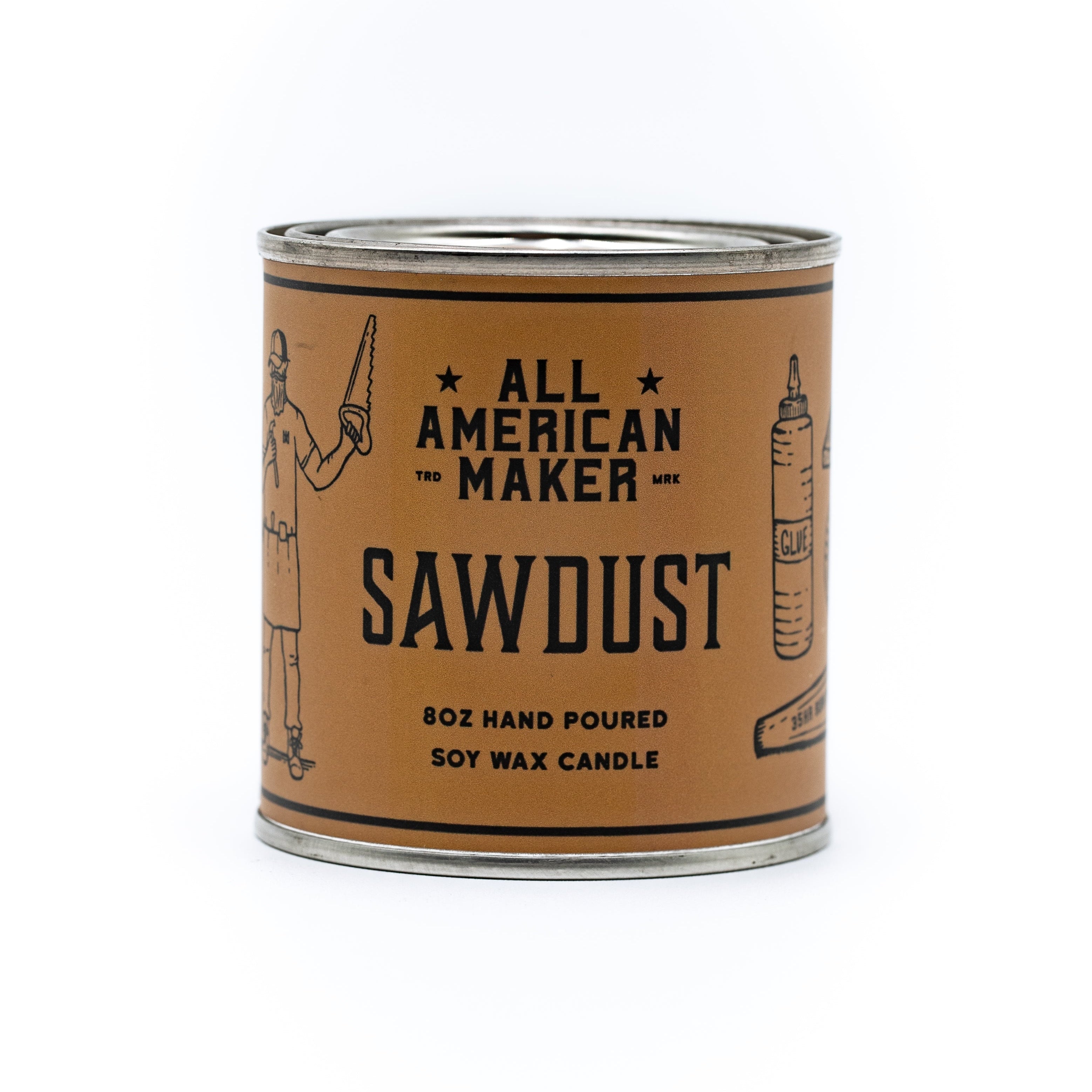 Sawdust Scented Candle