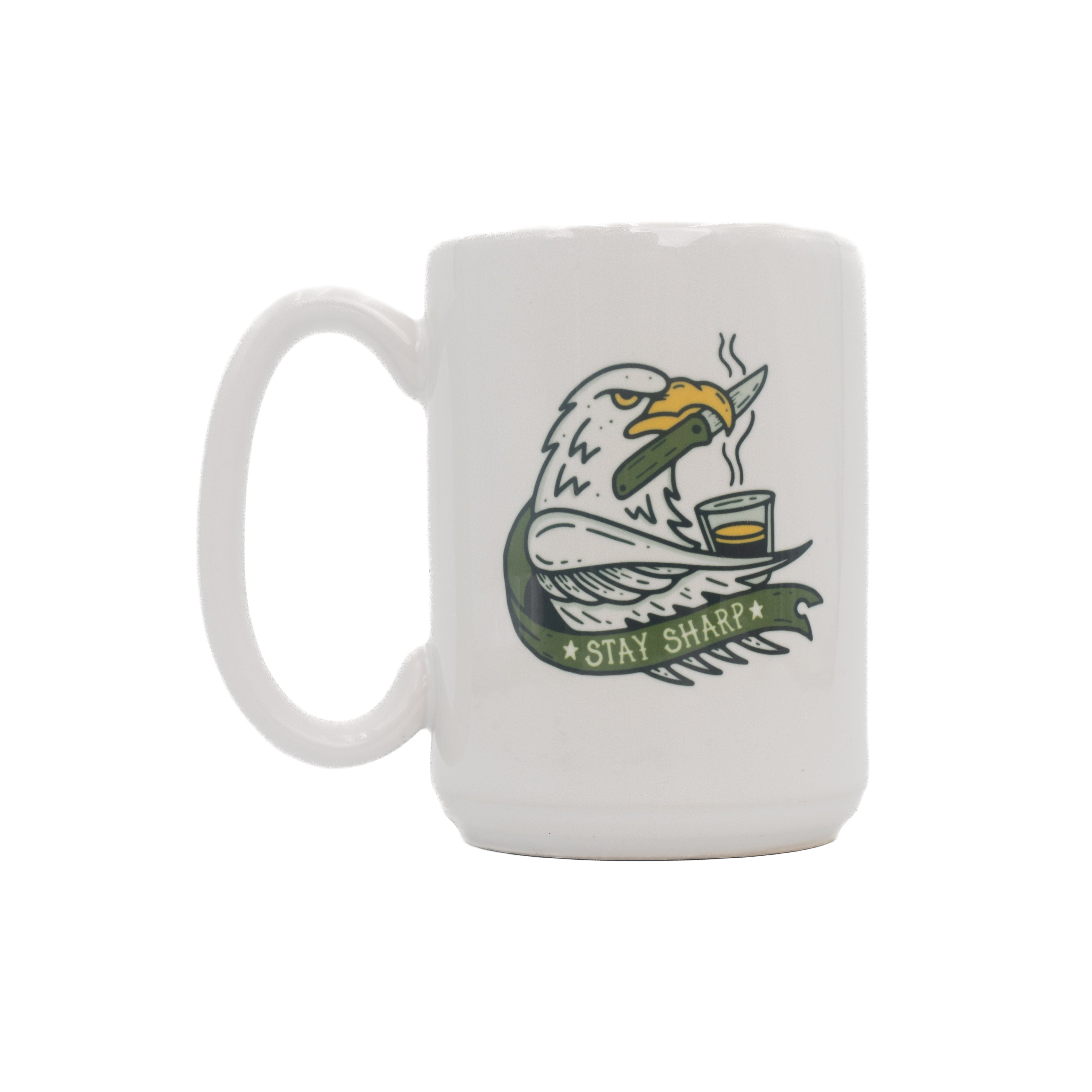 Stay Sharp : 15oz Coffee Mug