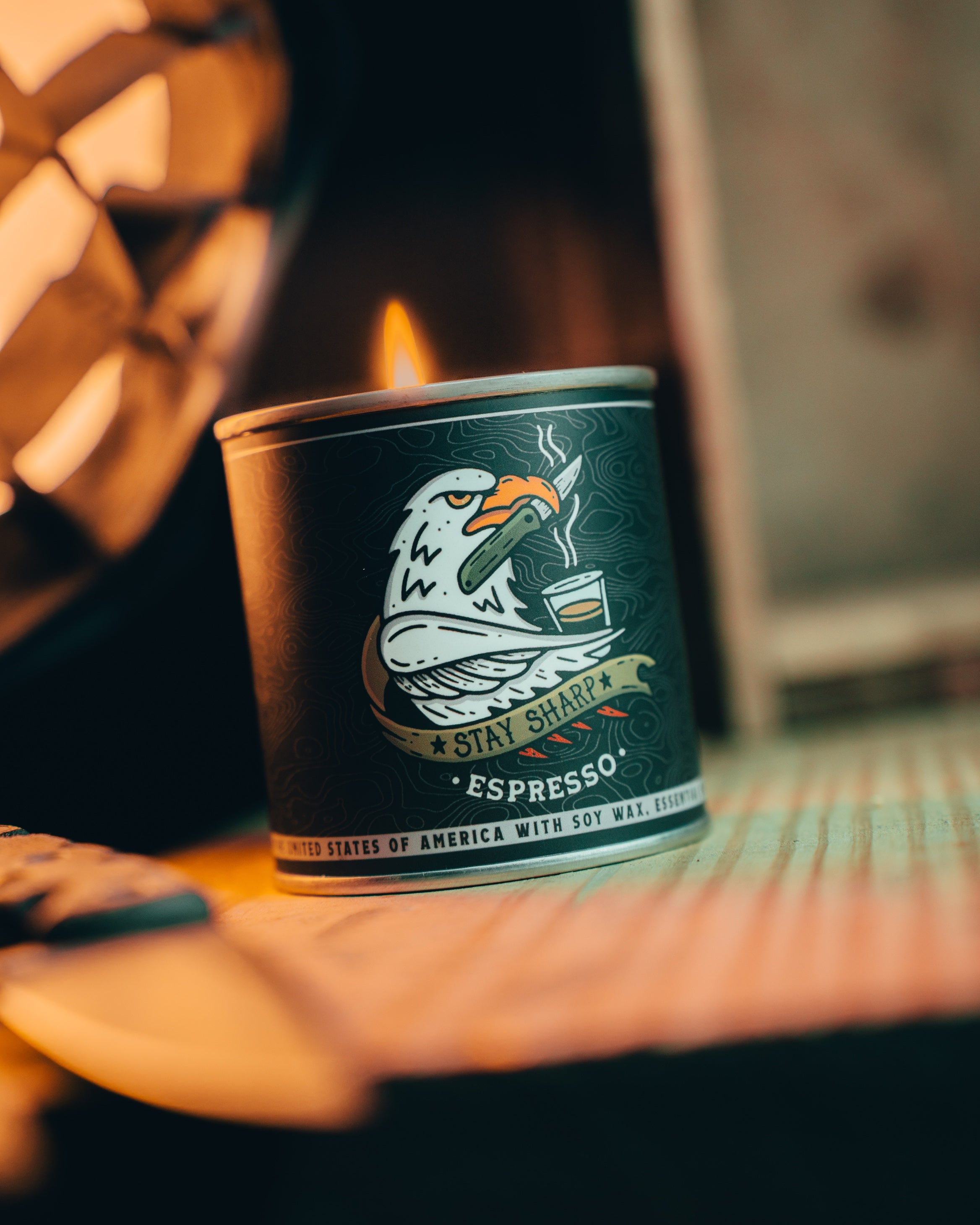 Stay Sharp Espresso Candle