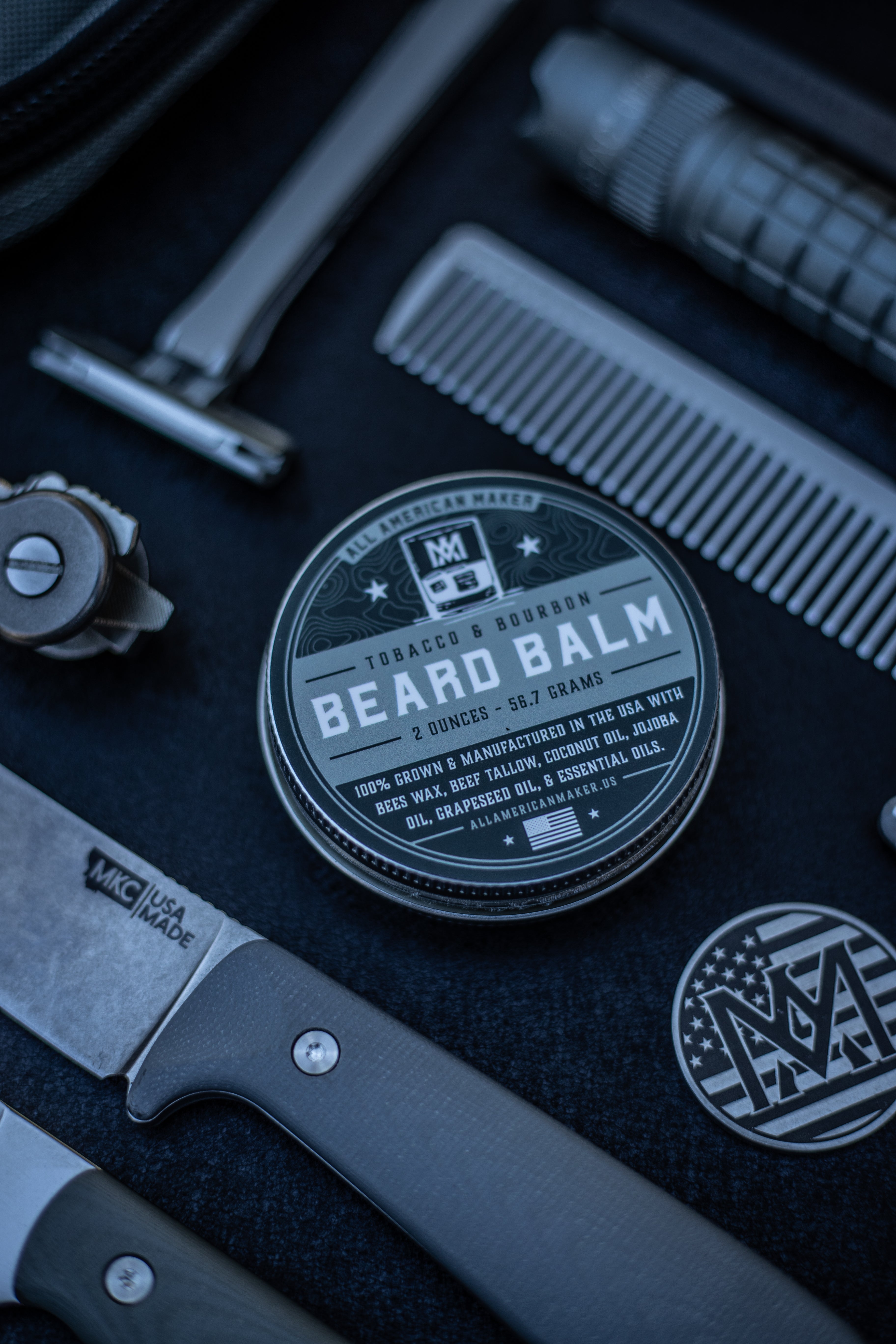 Tobacco & Bourbon: Beard Balm