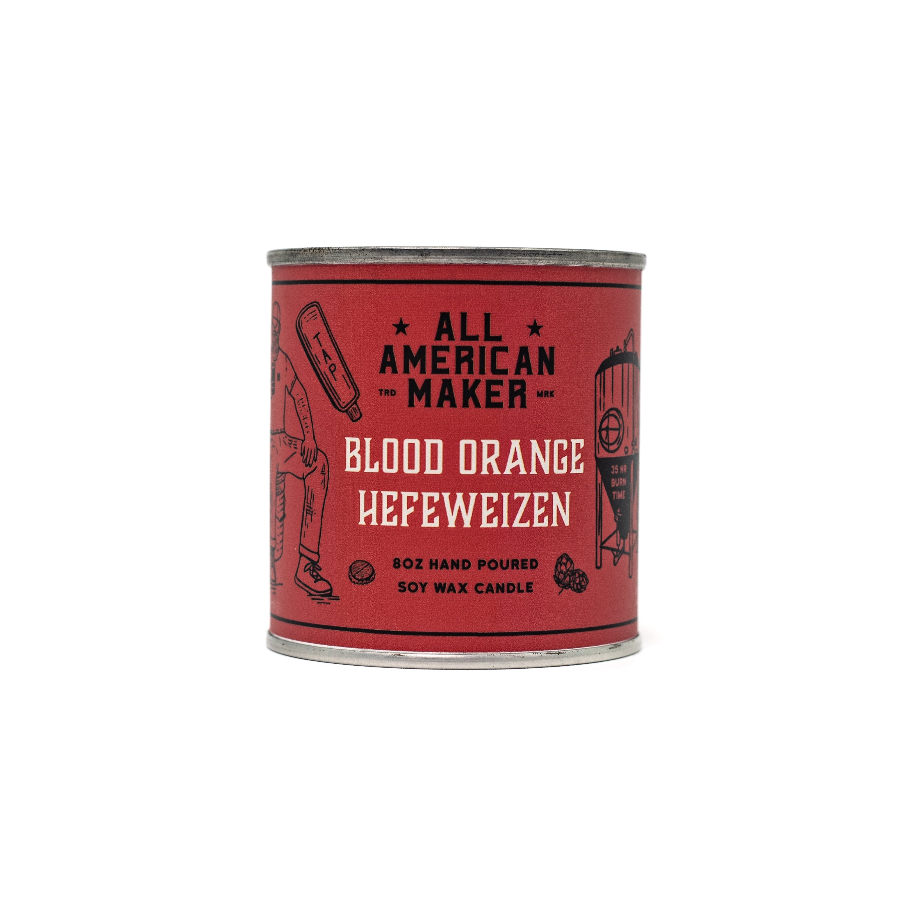 Blood Orange Hefeweizen Candle