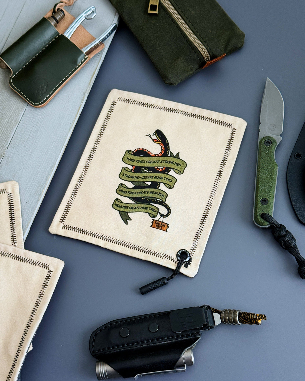 STRONG MEN HANDKERCHIEF (MINI) - EDC HANK