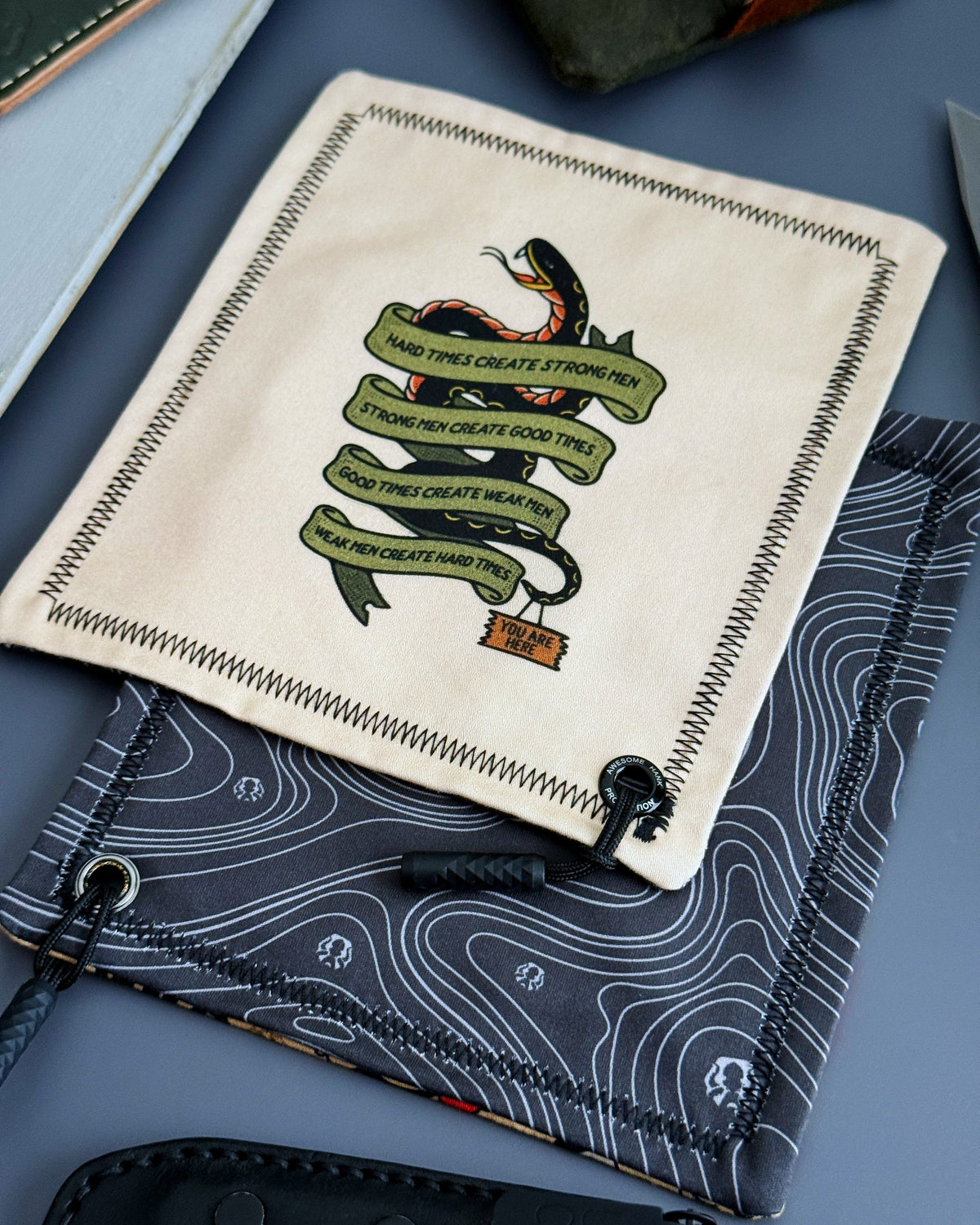 STRONG MEN HANDKERCHIEF (MINI) - EDC HANK