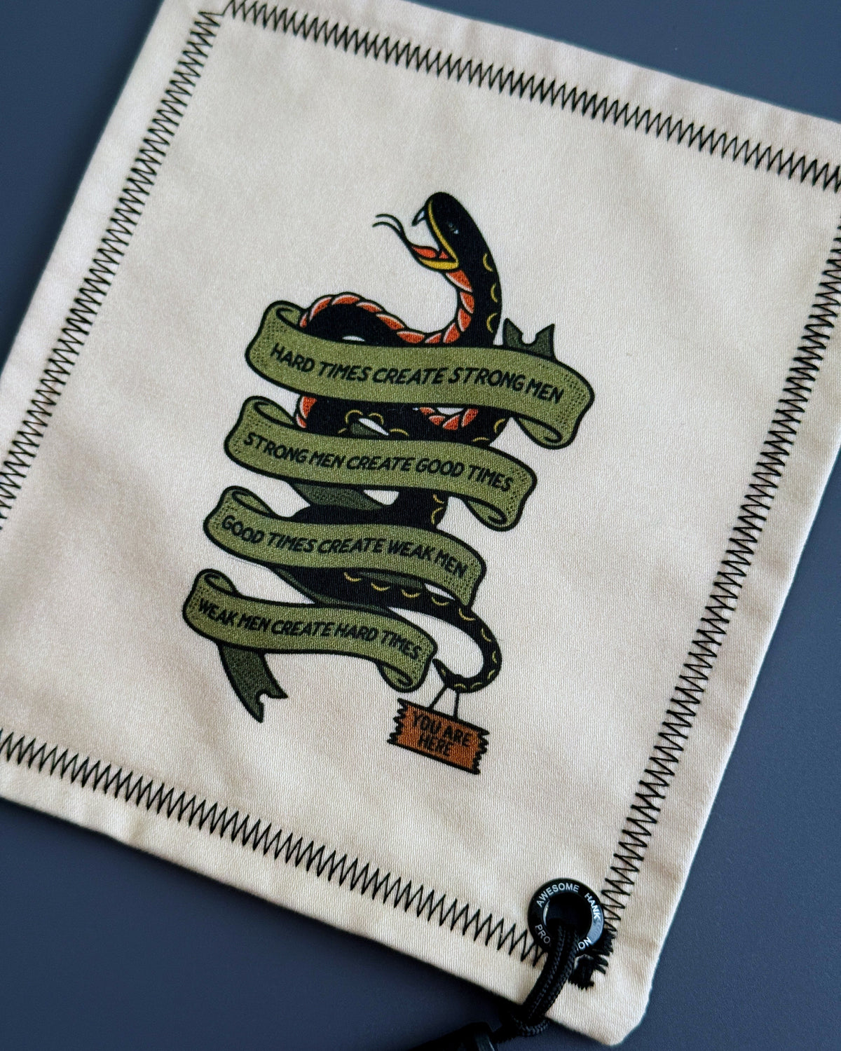 STRONG MEN HANDKERCHIEF (MINI) - EDC HANK