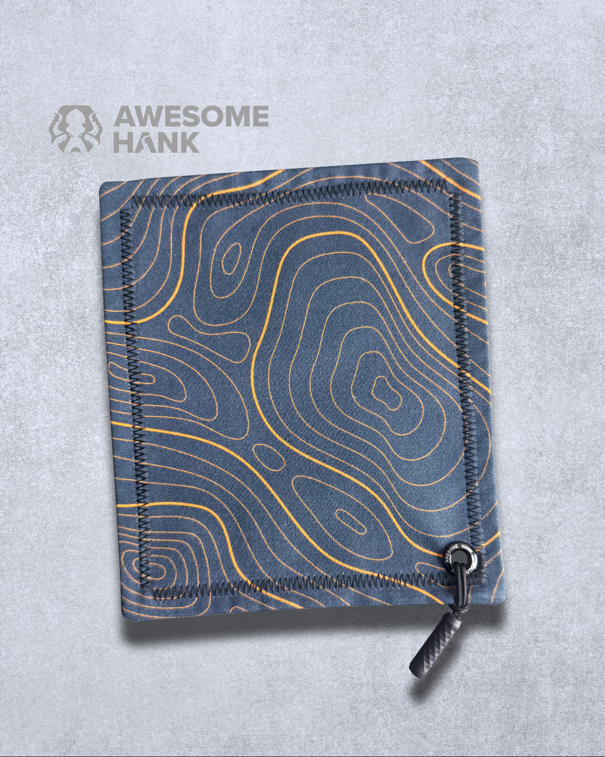 SLATE TOPO HANDKERCHIEF (MINI) - EDC HANK
