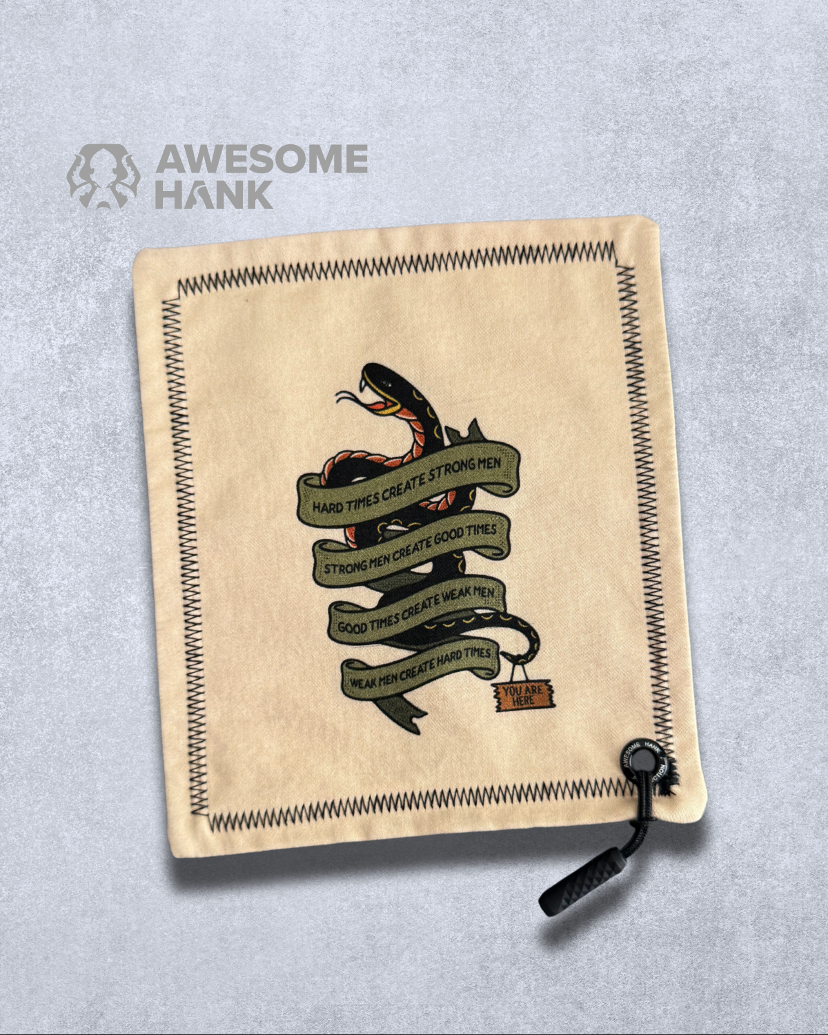 STRONG MEN HANDKERCHIEF (MINI) - EDC HANK